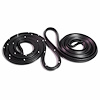 Rear Molded Door Seals with Clips. For 4-Door Sedan Only. Pair. R&L. DOOR SEAL-REAR 61-64 GM B C BOD - image 1