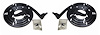 LM 21-L Front Molded Door Seals With Clips, For 4-Door Hardtop Only - image 1