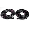 Molded Door Seals with Clips. For 2-Door Hardtop and Convertible. Pair. R&L. DOOR SEAL 61-62 GM B C - image 1