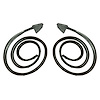 Molded Door Seals with Clips and One Molded End. For 2-Door Hardtop Only. Replaces OEM #3439040/1. P - image 1