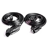 Molded Door Seals with Clips and Molded Ends. For 2-Door Hardtop/Coupe. Pair. R&L. DOOR SEAL 73-76 M - image 1