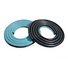 Door Seals for 2-Door Hardtop and Convertible. Aqua/Turquoise. Pair. DOOR SEAL-AQUA 62-66 MOPAR A & - image 1