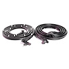 Molded Door Seals with Clips. For 2-Door Sedan. Each. 86-1/4 In. long. Pair. R&L. DOOR SEAL 64 AMC R - image 1