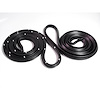 Molded Door Seals with Clips. For 2-Door Sedan. Each. 148 In. long. Pair. R&L. DOOR SEAL 2DR AMC 70- - image 1