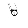 LP 103-B Door And Trunk Seal, Fits Over Pinchweld Or Flange
