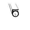 LP 103-B Door And Trunk Seal, Fits Over Pinchweld Or Flange - image 2