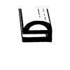 LP 103-G Rear Window Louver Seal, Sold By The Foot - image 2