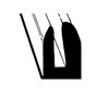 LP 105 Windshield And Rear Window Channel, Used With 1/4 in. Glass - image 2