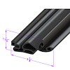 LP 109-V/FT Engine To Body Seal Strip, Sold By The Foot - image 1