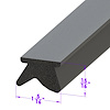 LP 110-K Roof Rail Seal, Sold By The Foot - image 1