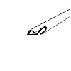 LP 111-J Fender Skirt Seal, Sold By The Foot - image 1