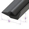 LP 111-X Wheel Spoiler Trim, Sold By The Foot - image 1