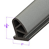 LP 120-FA Roof Rail Seal, Rear, Sold By The Foot - image 1