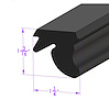 LP 120-I Roof Rail Seal, For Hardtops, Sold By The Foot - image 1