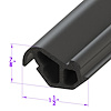 LP 120-L Roof Rail Seal, Sold By The Foot - image 1