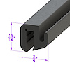 LP 30-A Windshield And Rear Window Seal, Sold By The Foot