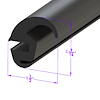 LP 30-P Rear Window Seal, For 2-Door And 4-Door - image 1