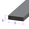 LP 31634 Adhesive Backed Weatherstripping, 3/4 in. Wide x 3/16 in. Thick