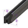 LP 40-G Convertible Top Windshield Header Seal - image 1