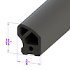 LP 40-P Door Seal, Sold By The Foot - image 1