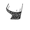 LP 41-M Door Side Seal, Smooth, Black, Skin-Covered Sponge - image 2