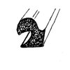 LP 41-N Door Side Seal, Smooth, Black, Skin-Covered Sponge - image 2