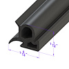 LP 48-G Door Seal, Sold By The Foot - image 1