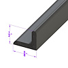 LP 48 Door Side Seal, Inner Belt Weatherstrip, Sold By The Foot - image 1