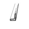 LP 48 Door Side Seal, Inner Belt Weatherstrip, Sold By The Foot - image 2