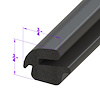 LP 50 Trunk Seal, Installs In Trunk Gutter, Sponge Rubber
