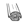 LP 50 Trunk Seal, Installs In Trunk Gutter, Sponge Rubber - image 2