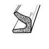 LP 51-A Trunk Seal, Sponge Rubber, Sold By The Foot - image 2