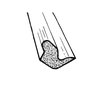 LP 52 Decklid Seal, Fits Lower Edge And Sides Of Decklid - image 2
