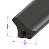 LP 55 Door Seal, Sold By The Foot - image 1