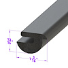 LP 56 Trunk Seal, Sponge Rubber, Sold By The Foot