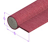 LP 57-K Maroon, Cloth-Covered Sponge Windlace - image 1