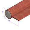 LP 57-W Rust, Cloth-Covered Sponge Windlace - image 1