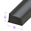 LP 58 Door Side Seal, Sold By The Foot - image 1