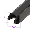 LP 59-F Door Seal, Sold By The Foot - image 1