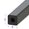 LP 80-N Square Shaped Extrusion, 3/4 in. Square, Sold By The Foot - image 1