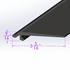 LP 98-B Cab To Running Board Seal, Sold By The Foot