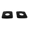 MB 17 Windshield Post Bases, 2-7/16 in. x 2-5/8 in., 1 in. I.D, Pair R&L - image 1