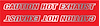 MG 6850-RS Caution Hot E x Haust' Warning Decal - image 1
