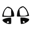 MP 1007-G Door Handle Pads, 2-5/8 in. Wide x 1-3/4 in. Long, Set R&L - image 1