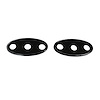 MP 1010-P Headlight Bar Pads, 1-1/2 in. Wide x 3 in. Long, Pair