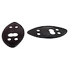 MP 170 Headlight Pads, 3-5/8 in. Wide x 6-3/4 in. Long, Pair R&L - image 1