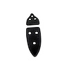 MP 411-412 Trunk Clasp Pads, 2 in. Wide x 6-7/8 in. Long, Set - image 1