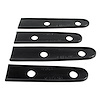 MP 546-F Trunk Hinge Pads, 1-3/8 in. Wide x 11-3/8 in. Long, 4-Piece Set