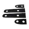 MP 547 Trunk Hinge Pads, 1-3/8 in. Wide x 7-3/4 in. Long, 4-Piece Set