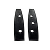Mirror Mounting Pads. Left side + remote 3-holes . 6-9/16 In. long X 1-7/16 In. wide. Pair. L&R MIRR - image 1